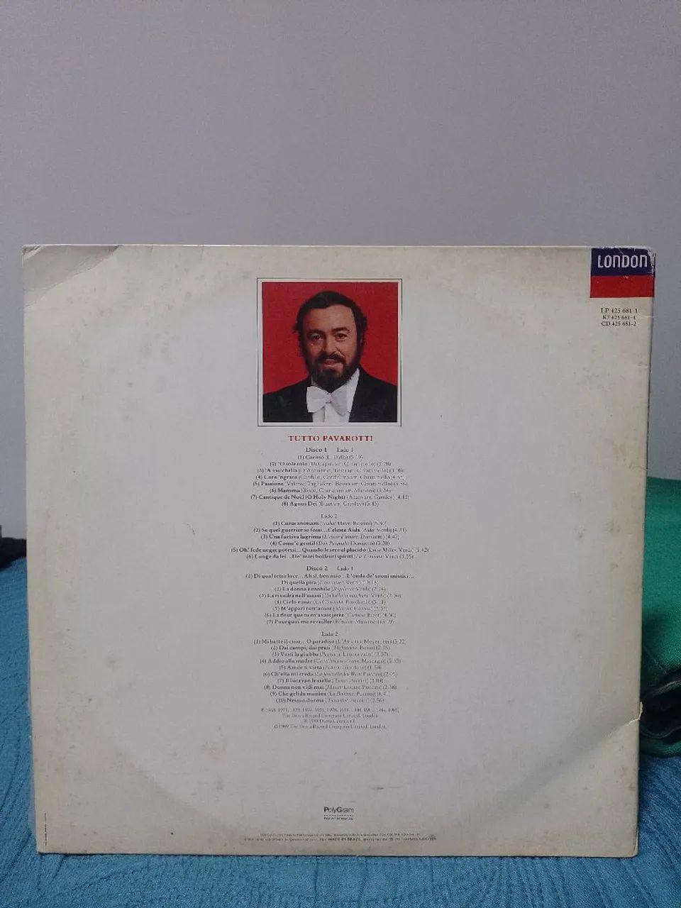 LP vinil Pavarotti  - Foto 2