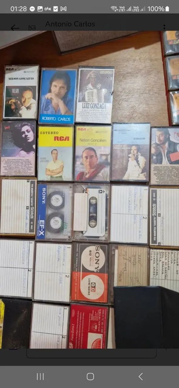 Fita Cassete fitas de fábrica originais - Foto 3