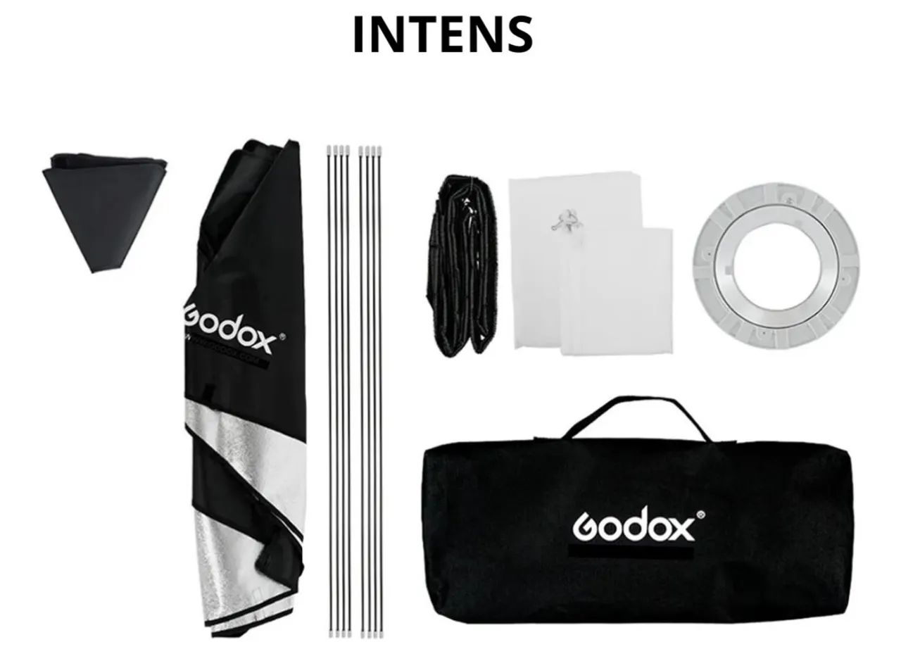 Softbox Octabox  Bowens - 120cm + Grid  - GODOX - Foto 2