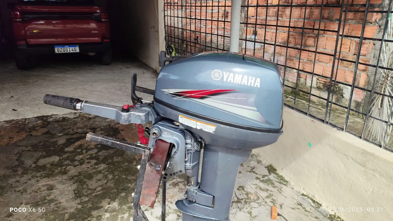 Motor 15 HP Yamaha cabeça macaco original.