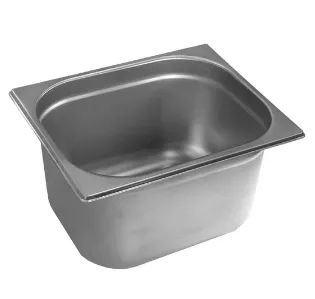 Cuba Inox para açaiteria e Self-Service 1/2 150mm 9,5L sem alça Gp198