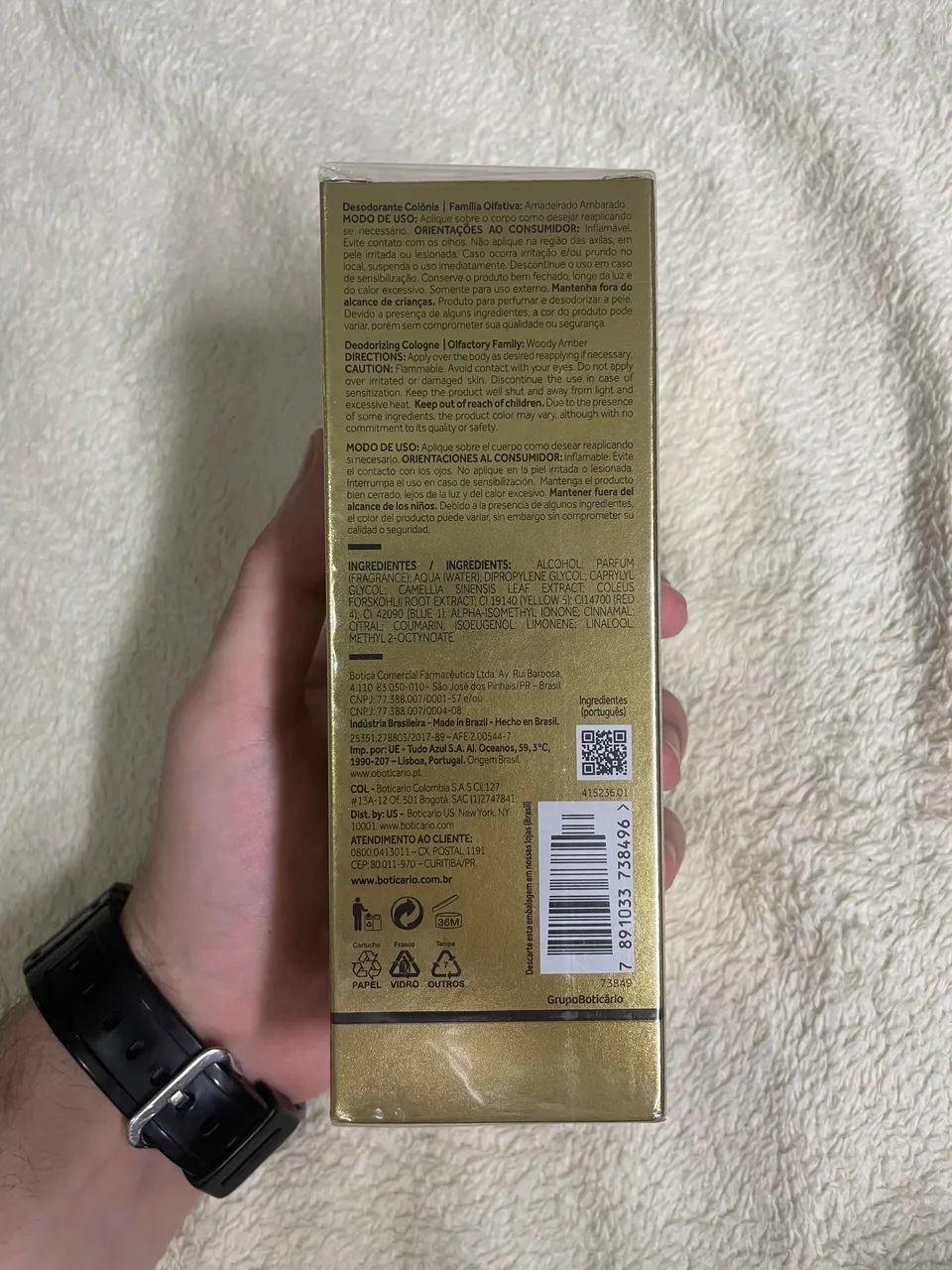 Malbec Gold O Boticário 100ml - Foto 3