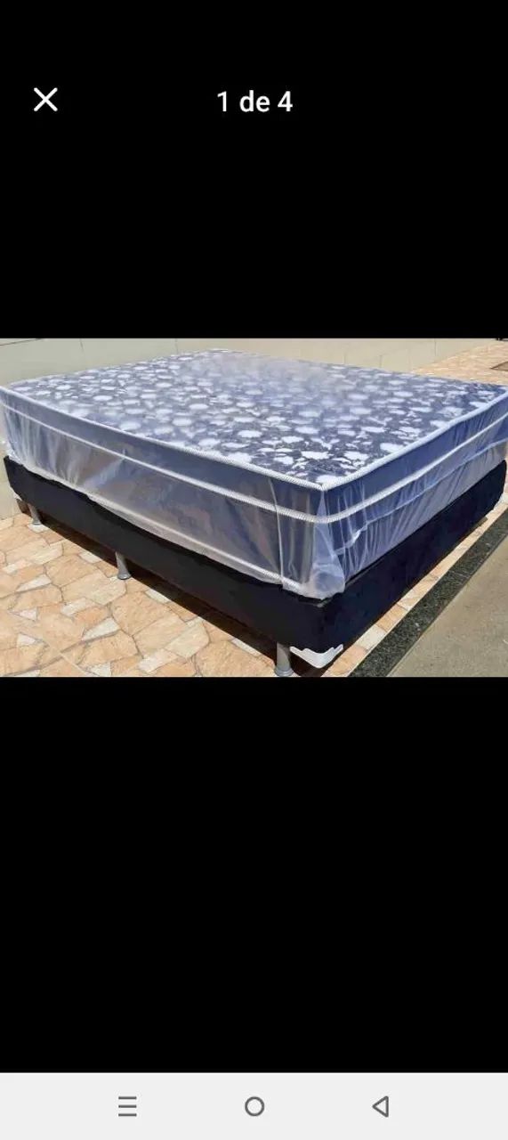 Cama Box Casal com Camada Extra de Conforto