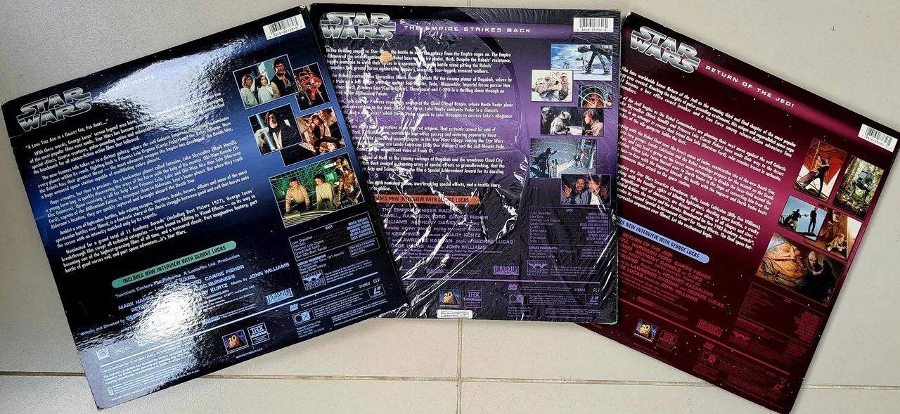 Trilogia Star Wars em LaserDisc Widescreen - Foto 3