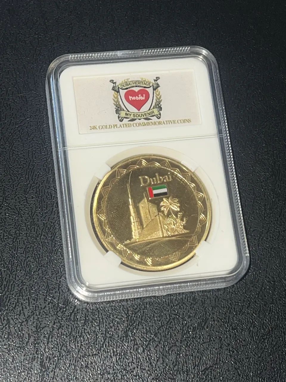 Dubai Souvenir Coin Gold-Plated