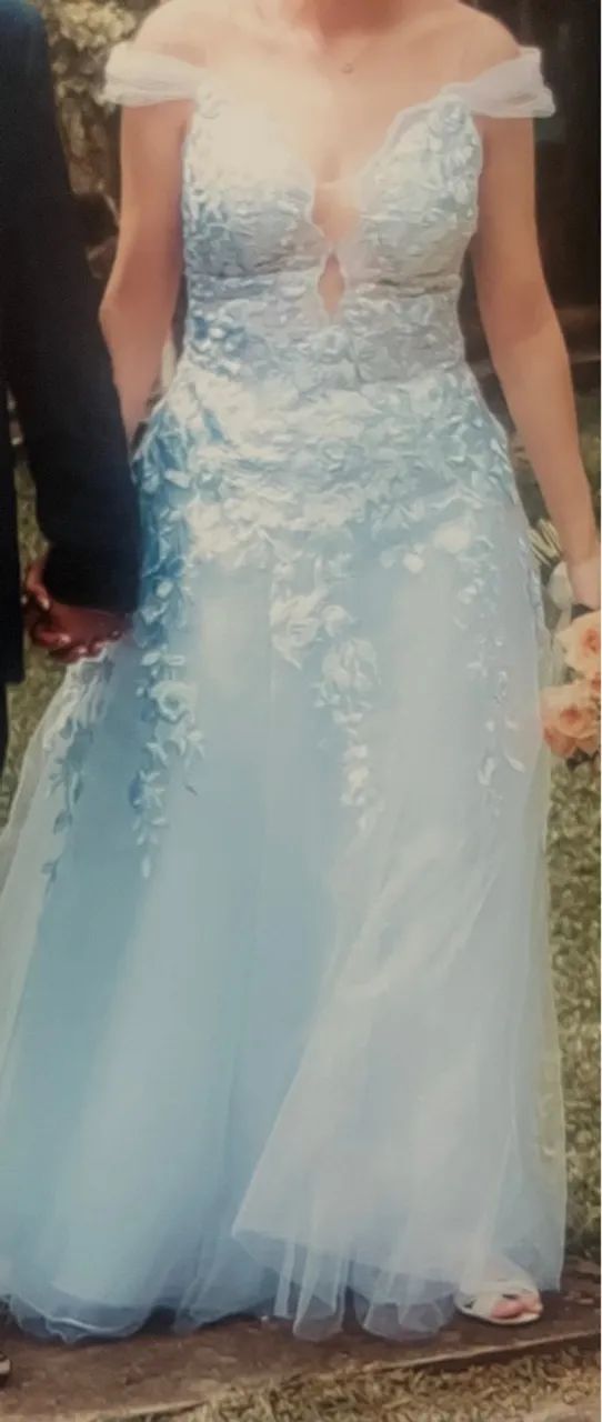 Vestido de Noiva Branco com Renda - Foto 3
