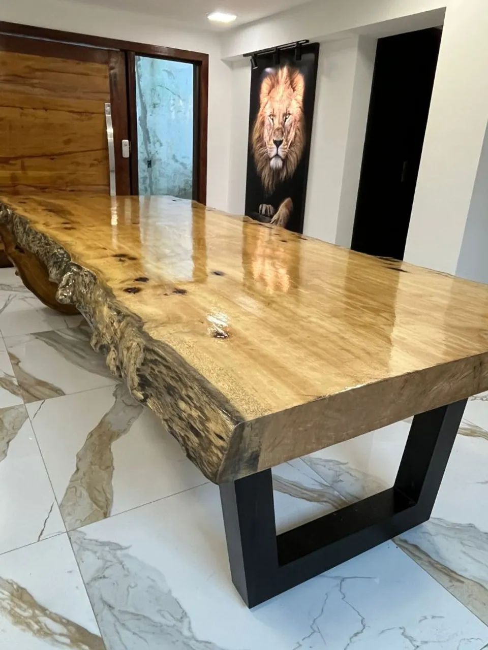 Mesa rústica cascata, com pé de ferro, apartir de $6.499 - Foto 2