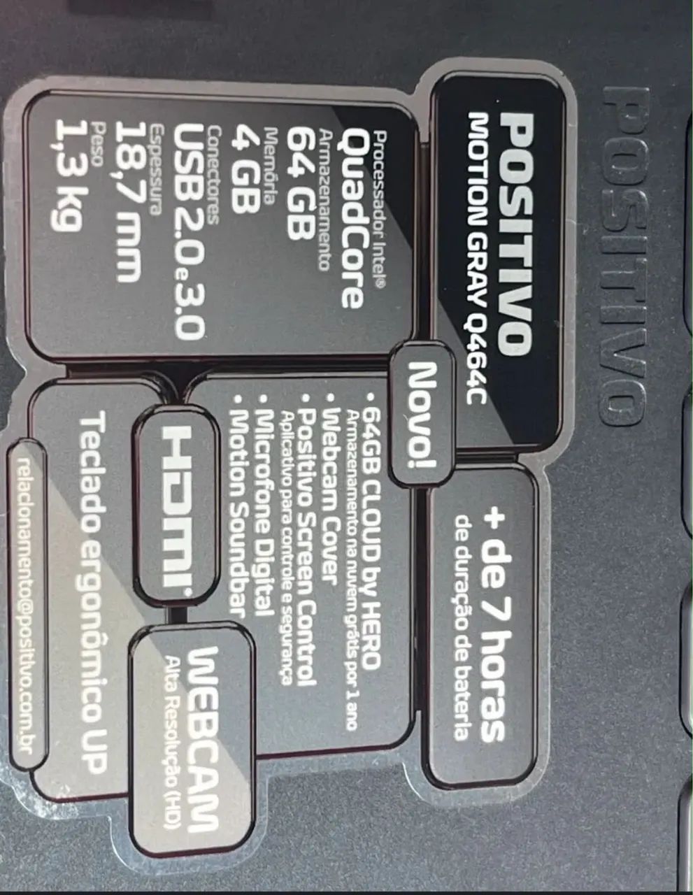 Notebook Positivo Motion Gray - Foto 3