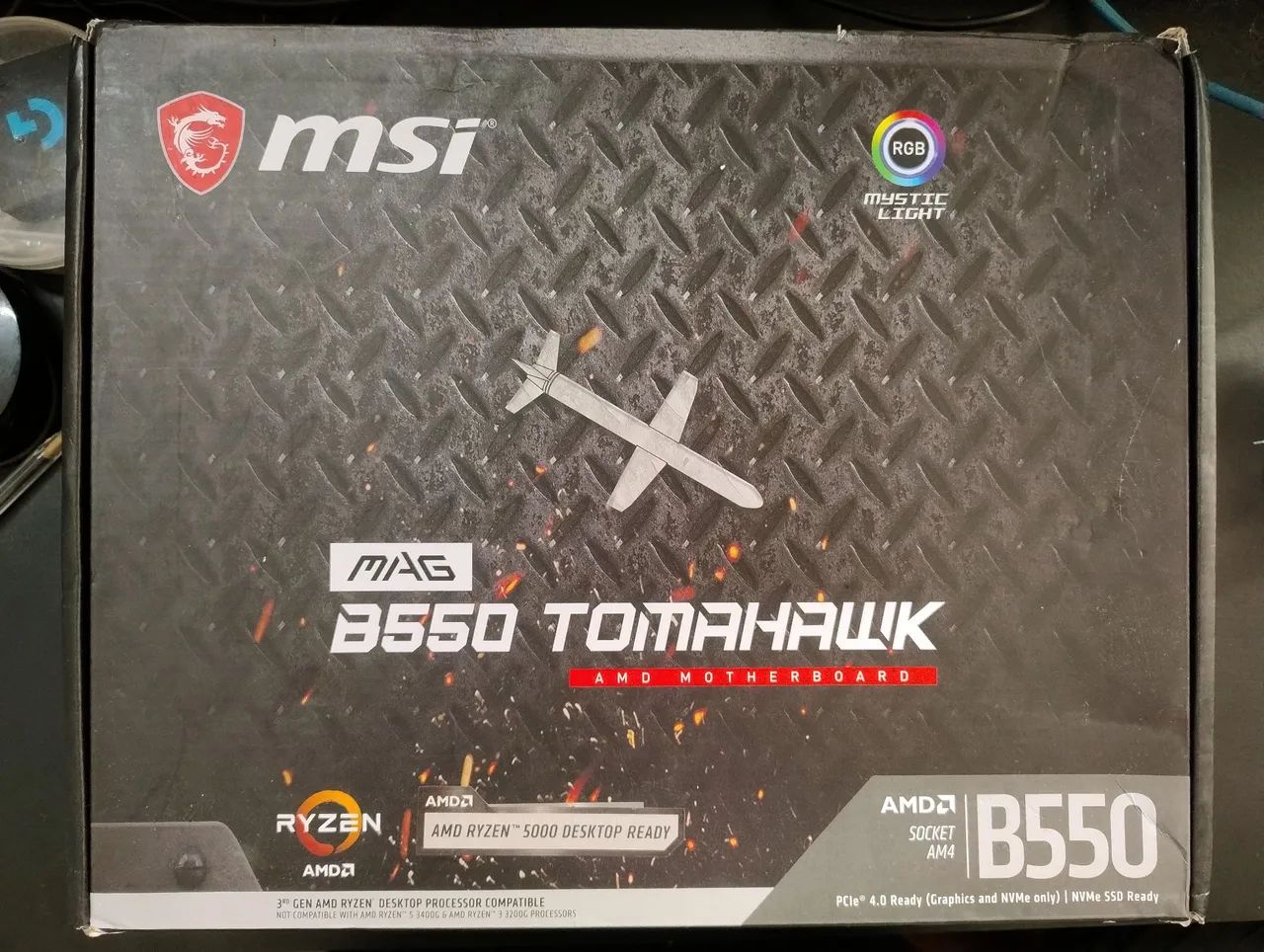 kit Ryzen 7 5700x + b550m msi - Peças de Hardware - Centro, Tatuí