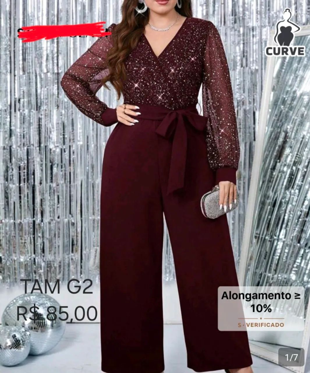 MACACÃO  PLUS SIZE SEMINOVO (2× de uso) - Foto 3