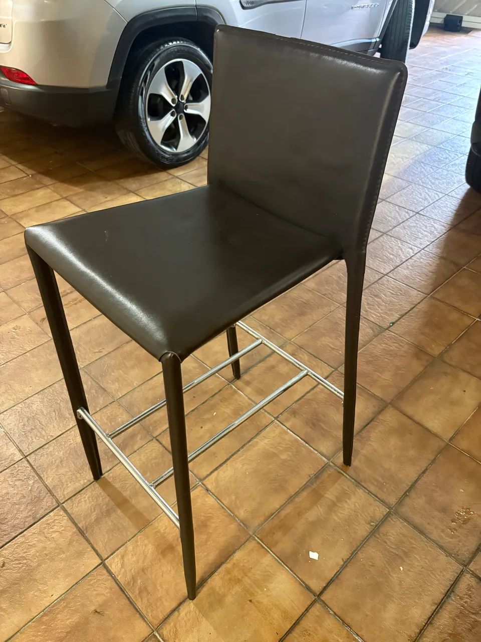 Banqueta couro