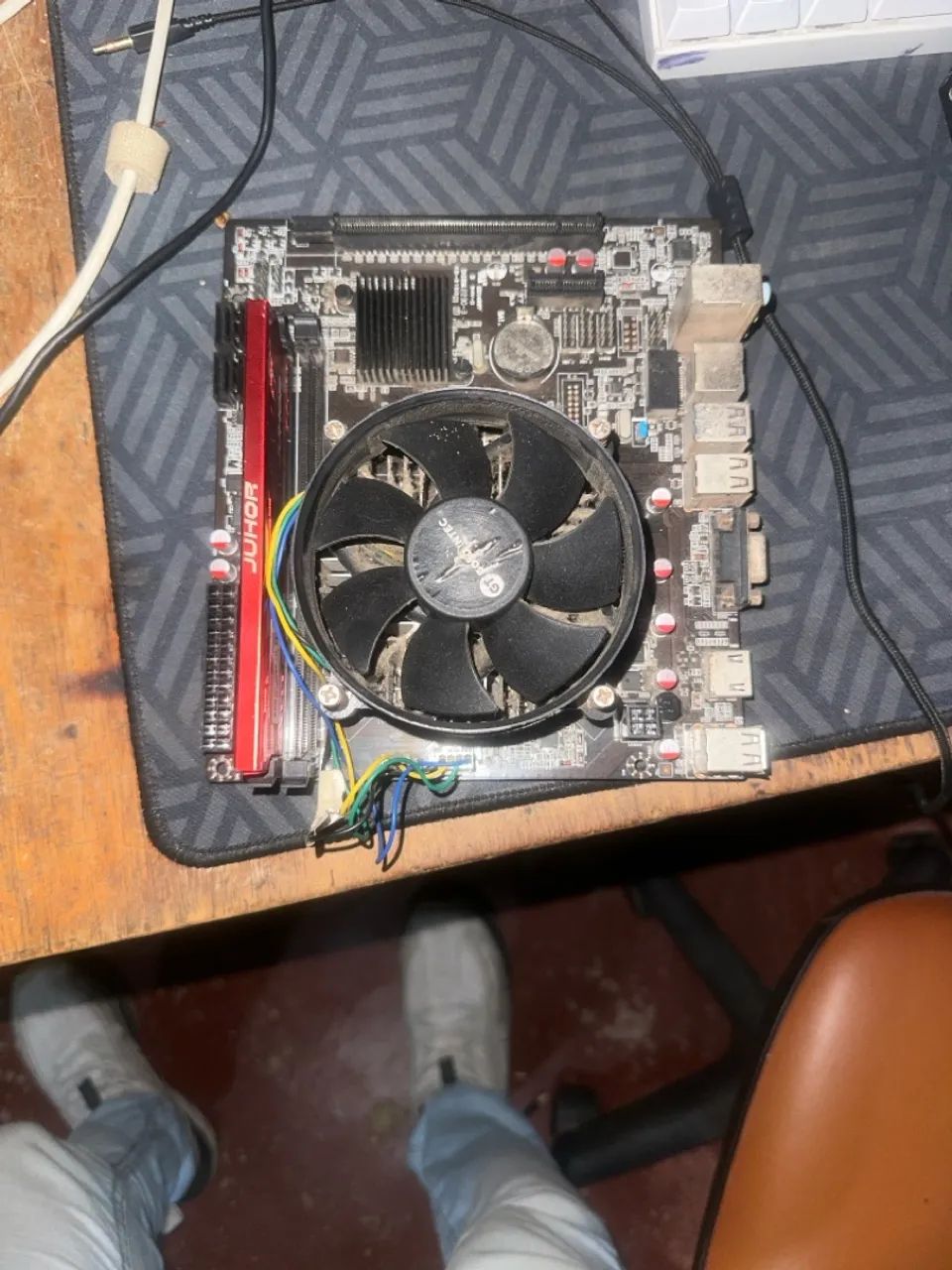 placa mãe h81 e memória ram 8gb