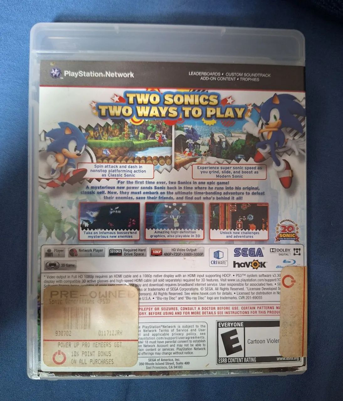 Jogo Sonic Generations Ps3 - Foto 3