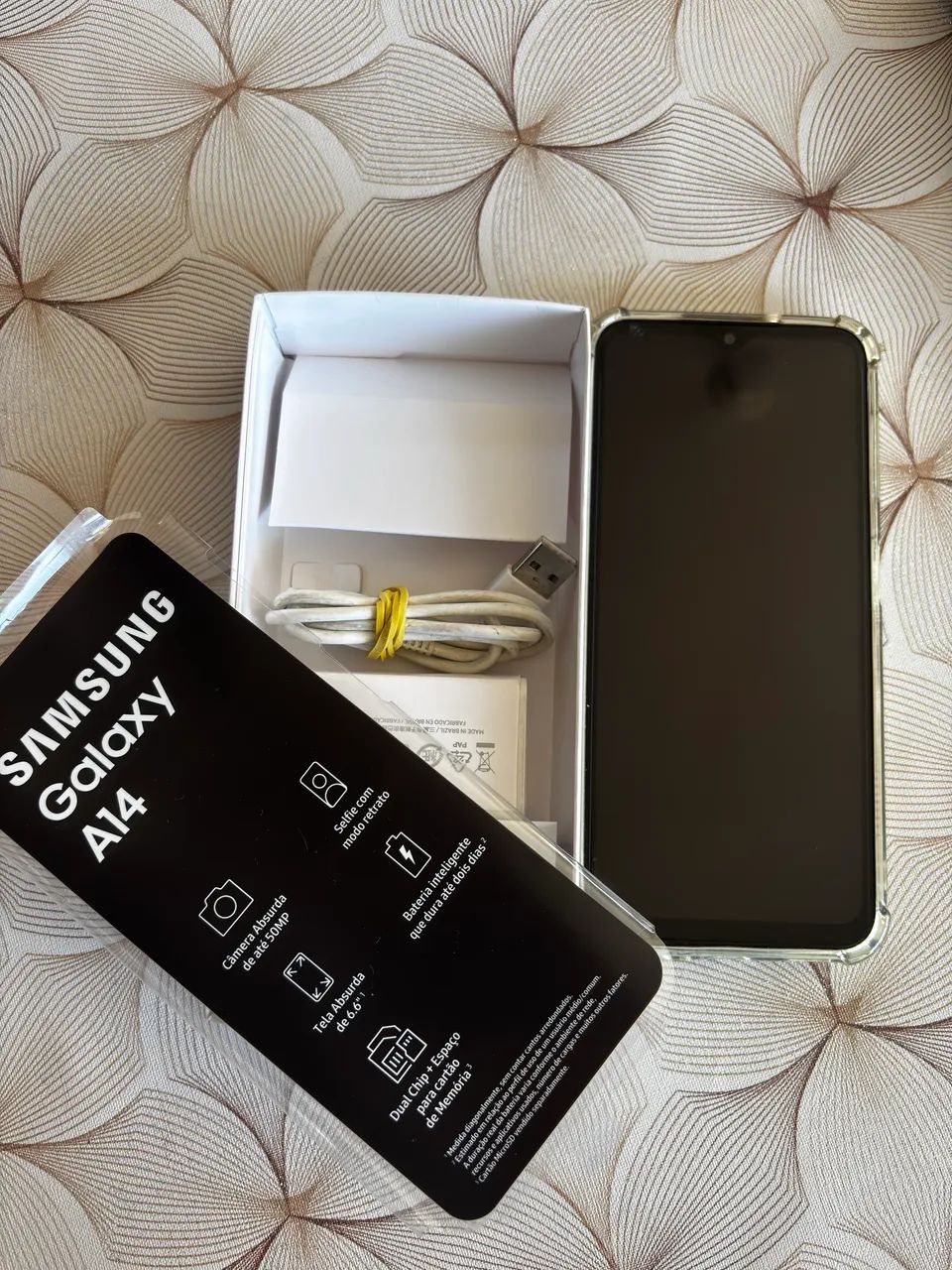 Samsung Galaxy A14 Verde - Completo na Caixa (Impecável - Foto 3
