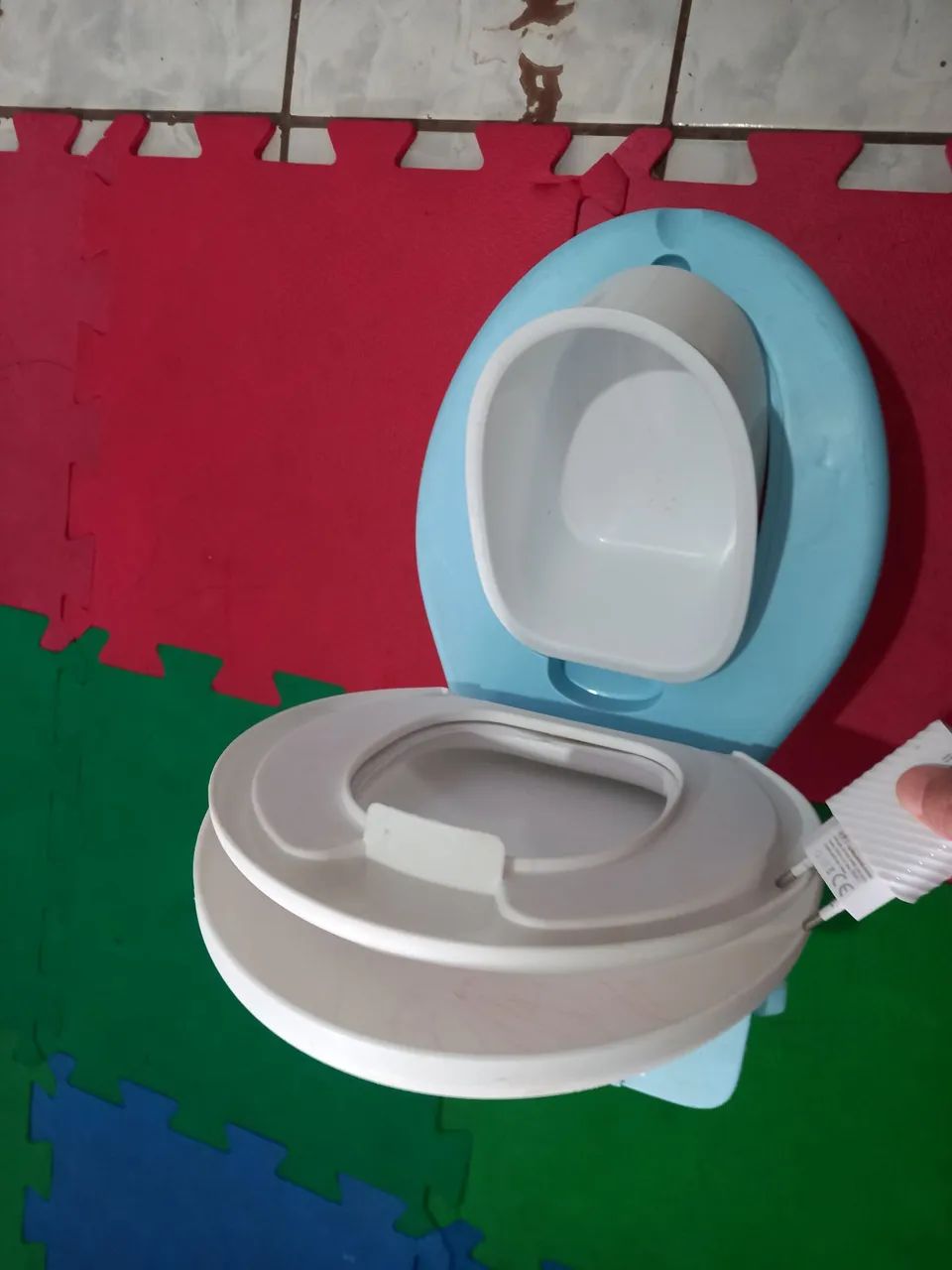 Troninho  infantil estilo vaso santário - Foto 4