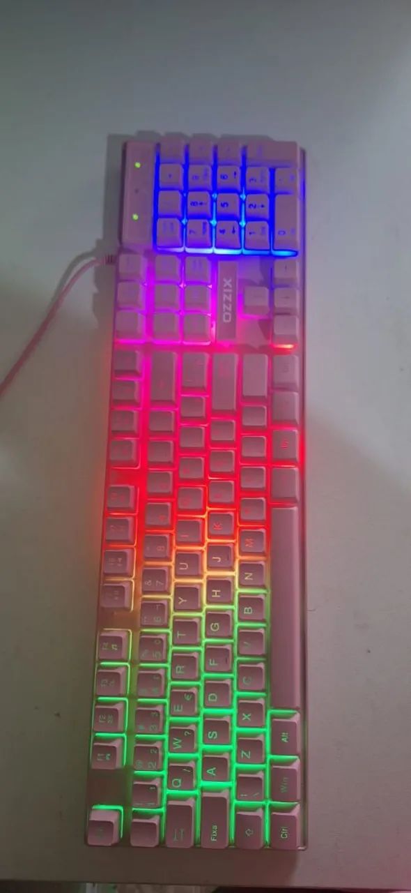 TECLADO GAMER ROSA RGB  - Foto 5