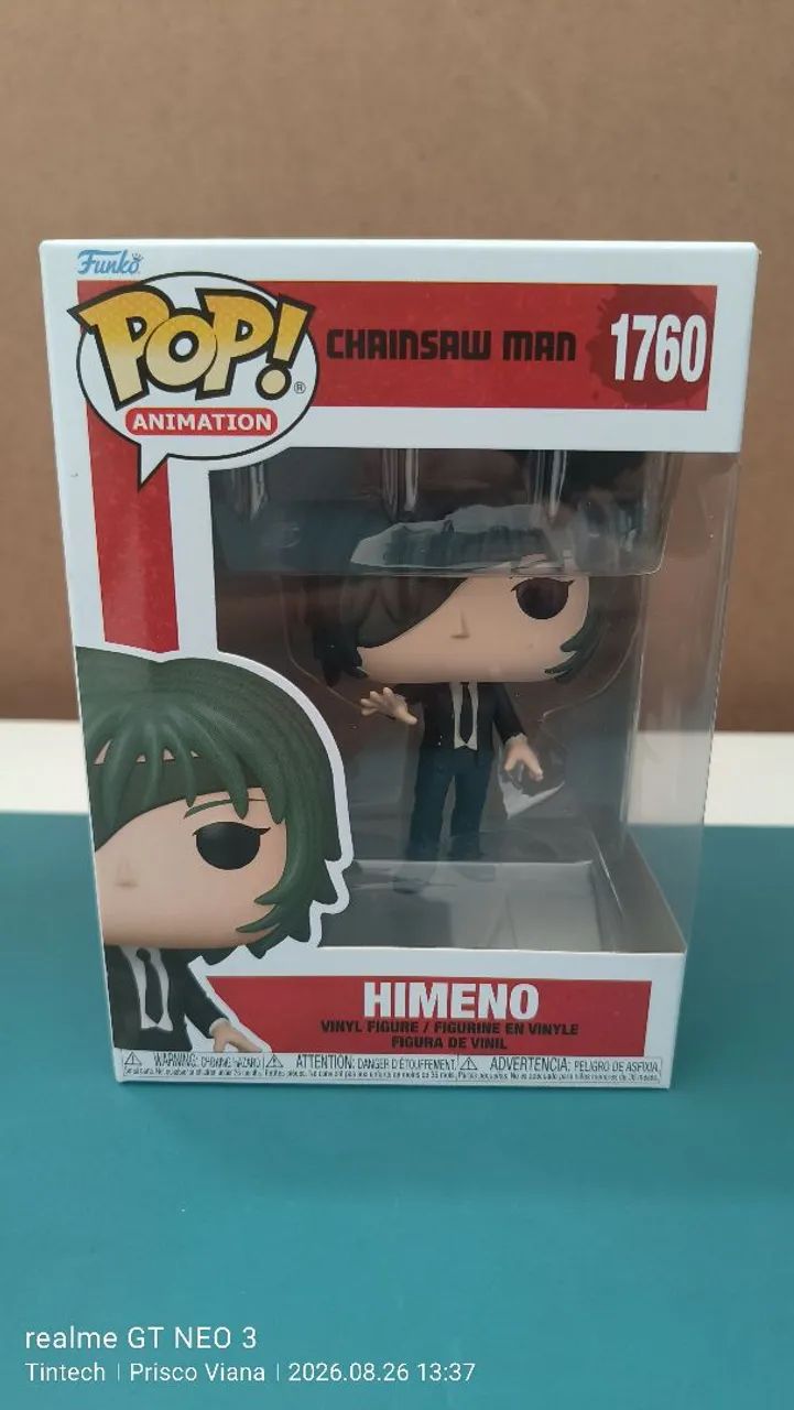 Funko Pop Himeno #1760 Chainsaw Man Original Novo Lacrado