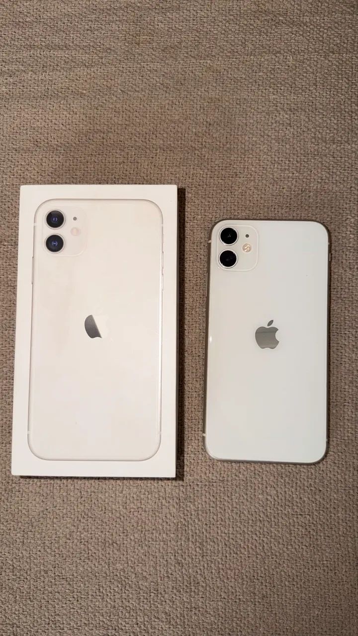IPHONE 11 128GB BRANCO | COMPLETO E BEM CONSERVADO