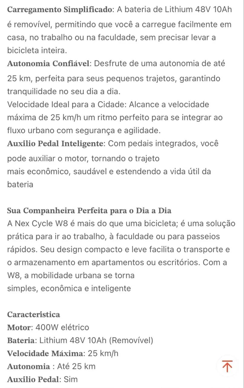 Bicicleta elétrica  - Foto 3