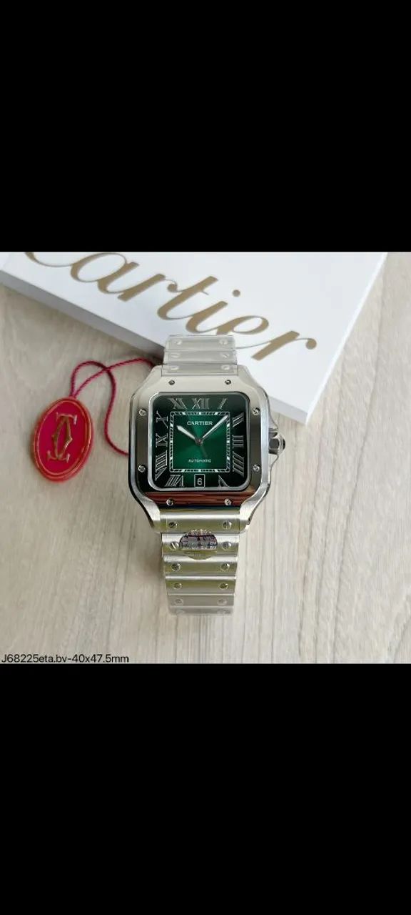 Relógio Cartier Santos Verde 40 mm -  ETA S/c