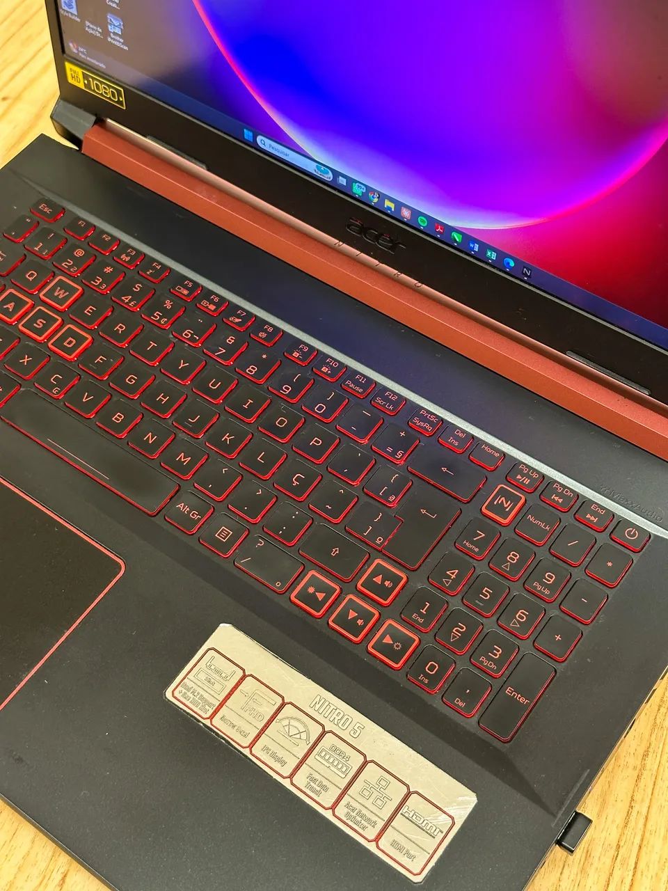 Notebook Acer Nitro 5 17Pol. - Impecável - Foto 3