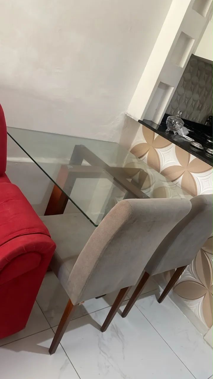 MESA DE VIDRO 