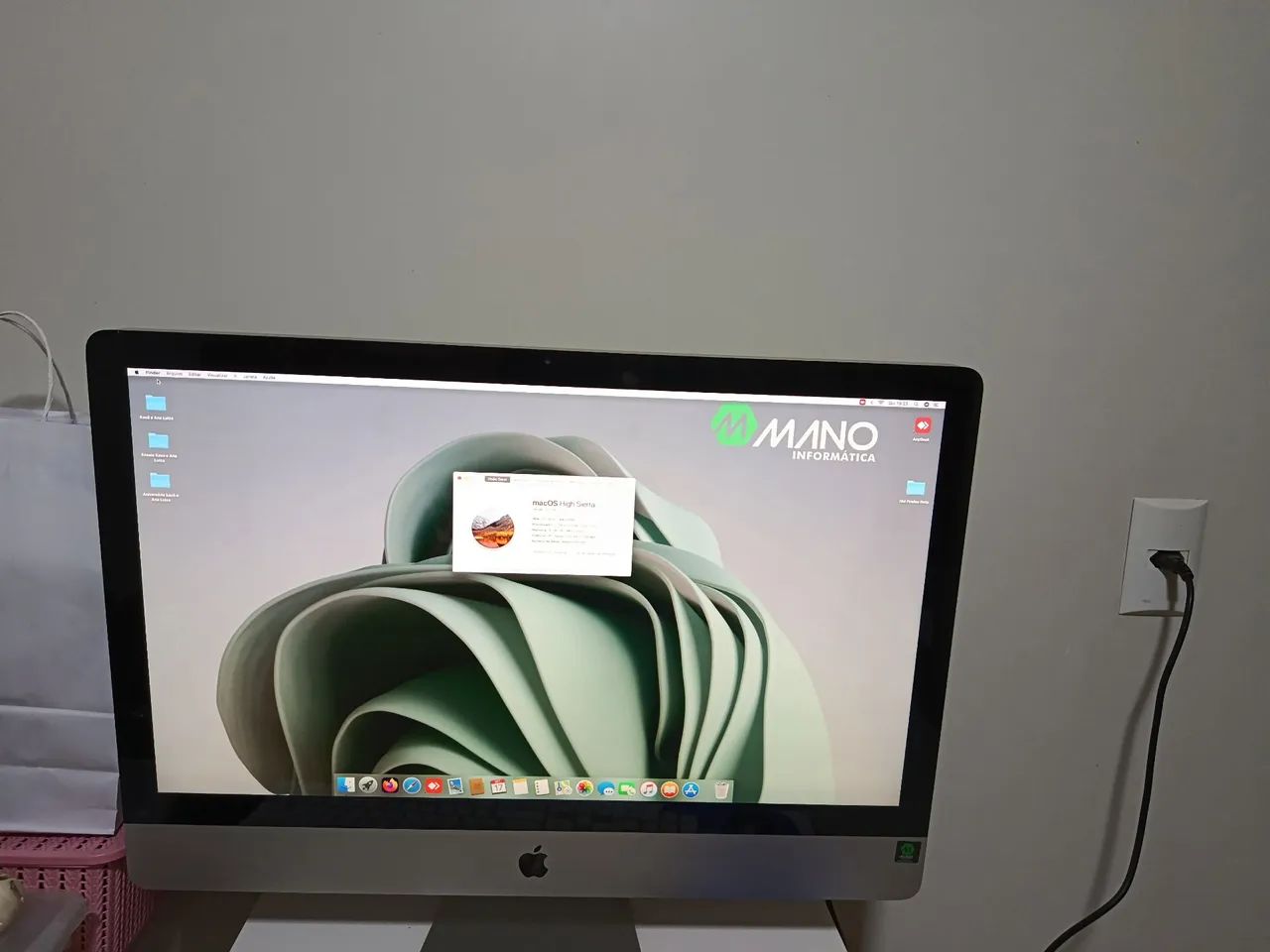 Vende-se computador iMac 27 polegadas, em funcionamento. Aceito moto na troca. - Foto 5