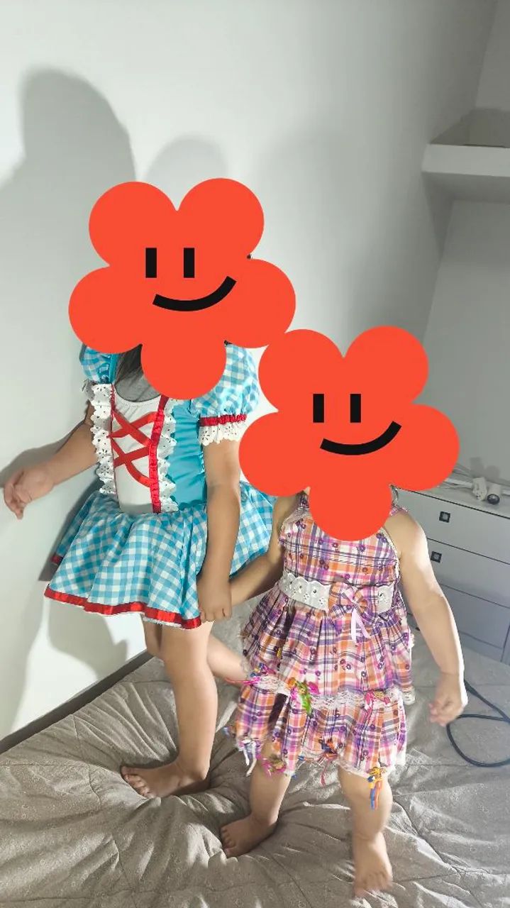 Vestido quadrilha 