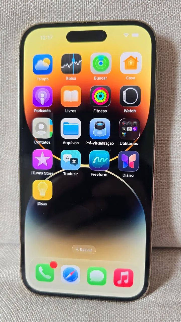 IPhone 14 Pro 256Gb Dourado em ótimo estado  - Foto 4