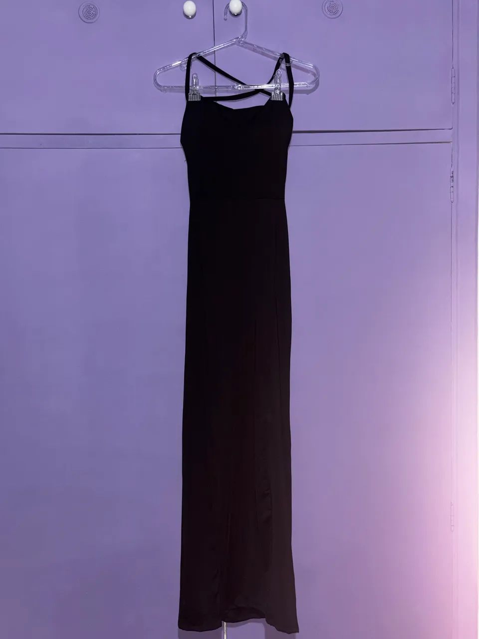 Vestido Longo Colado com Fenda - Foto 2