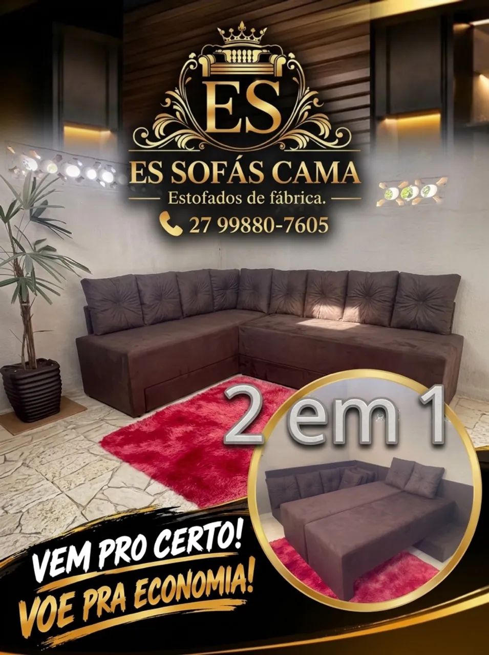 SOFÁ DE CANTO DIAMANTE !! Entrega rápida, PAGUE NA ENTREGA  - Foto 3