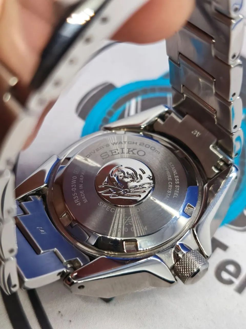 RELOGIO SEIKO SAMURAI MANTA RAY - Foto 4
