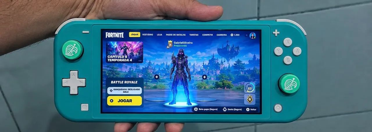 Nintendo Switch lite PRA SAIR LOGO