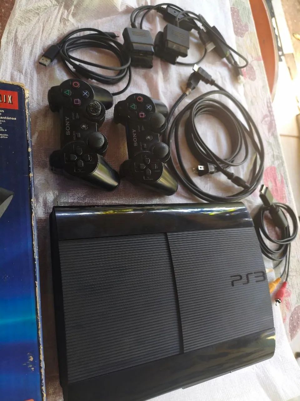 PS3 SUPER SLIM com GUITARRA SUPER BAND MULTILASER - Foto 3