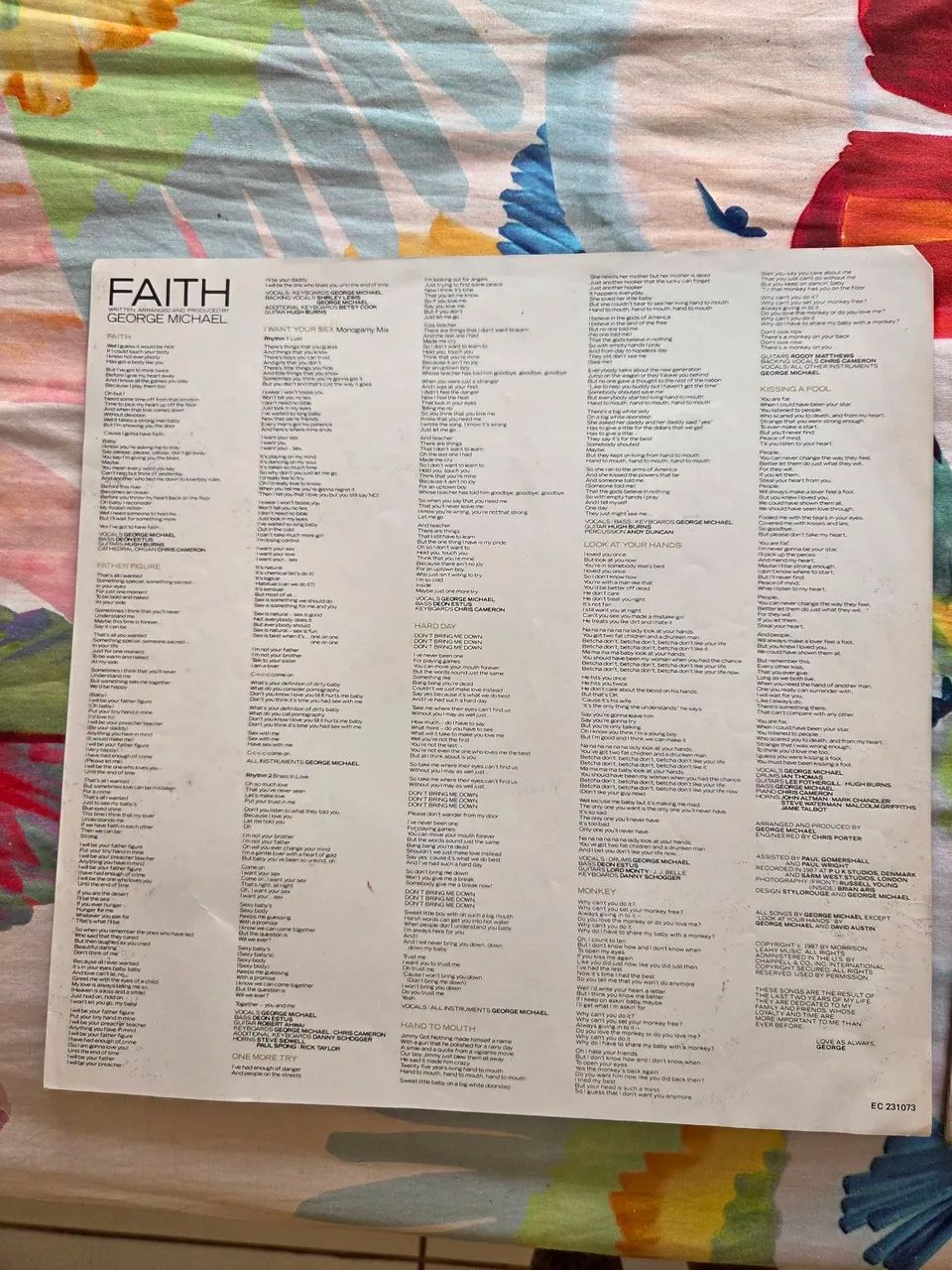 LP Vinil - GEORGE MICHAEL - Faith - Foto 4