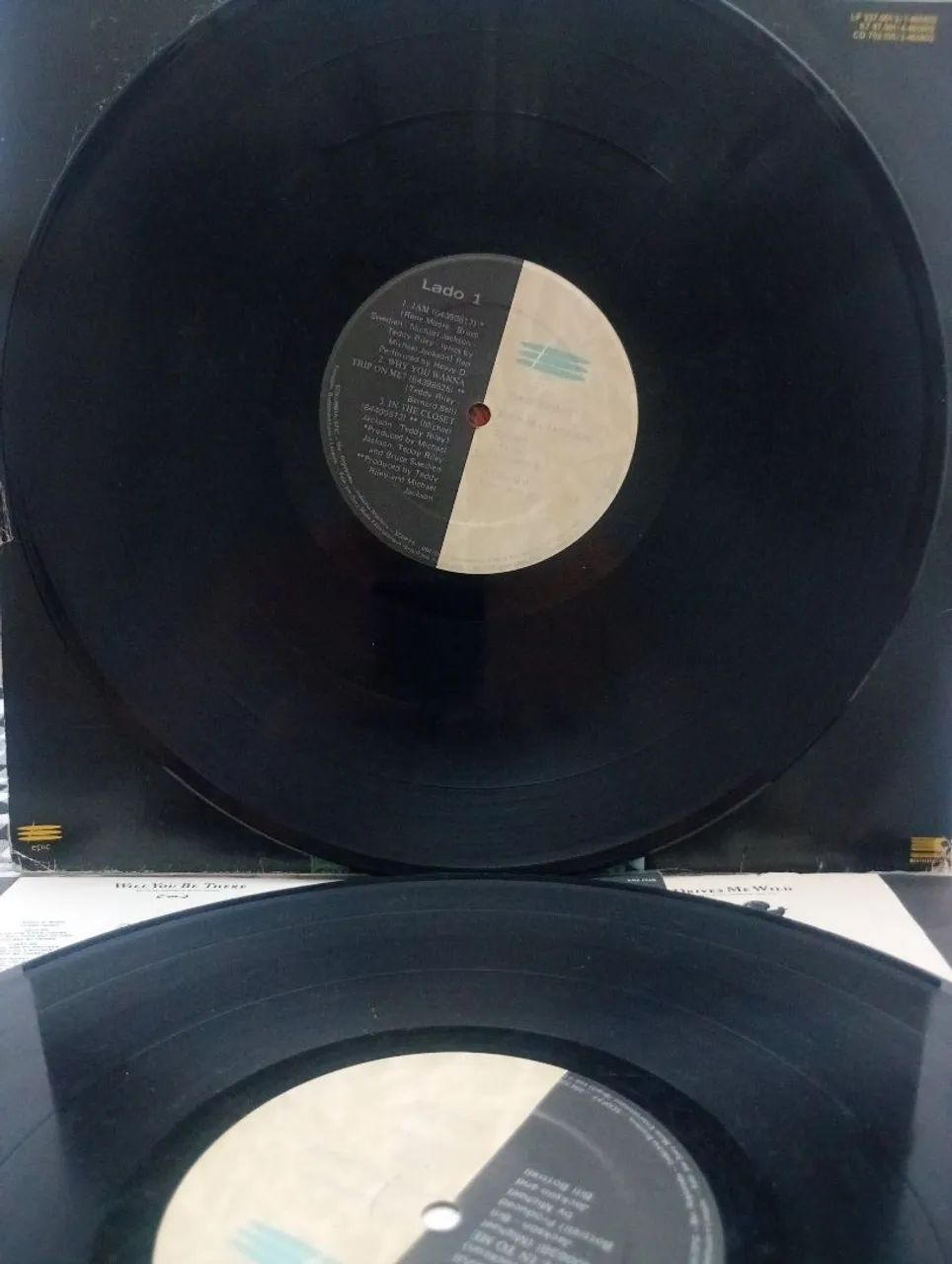 DISCO DE VINIL, MICHAEL JACKSON" DANGEROUS"  1991 , - Foto 3