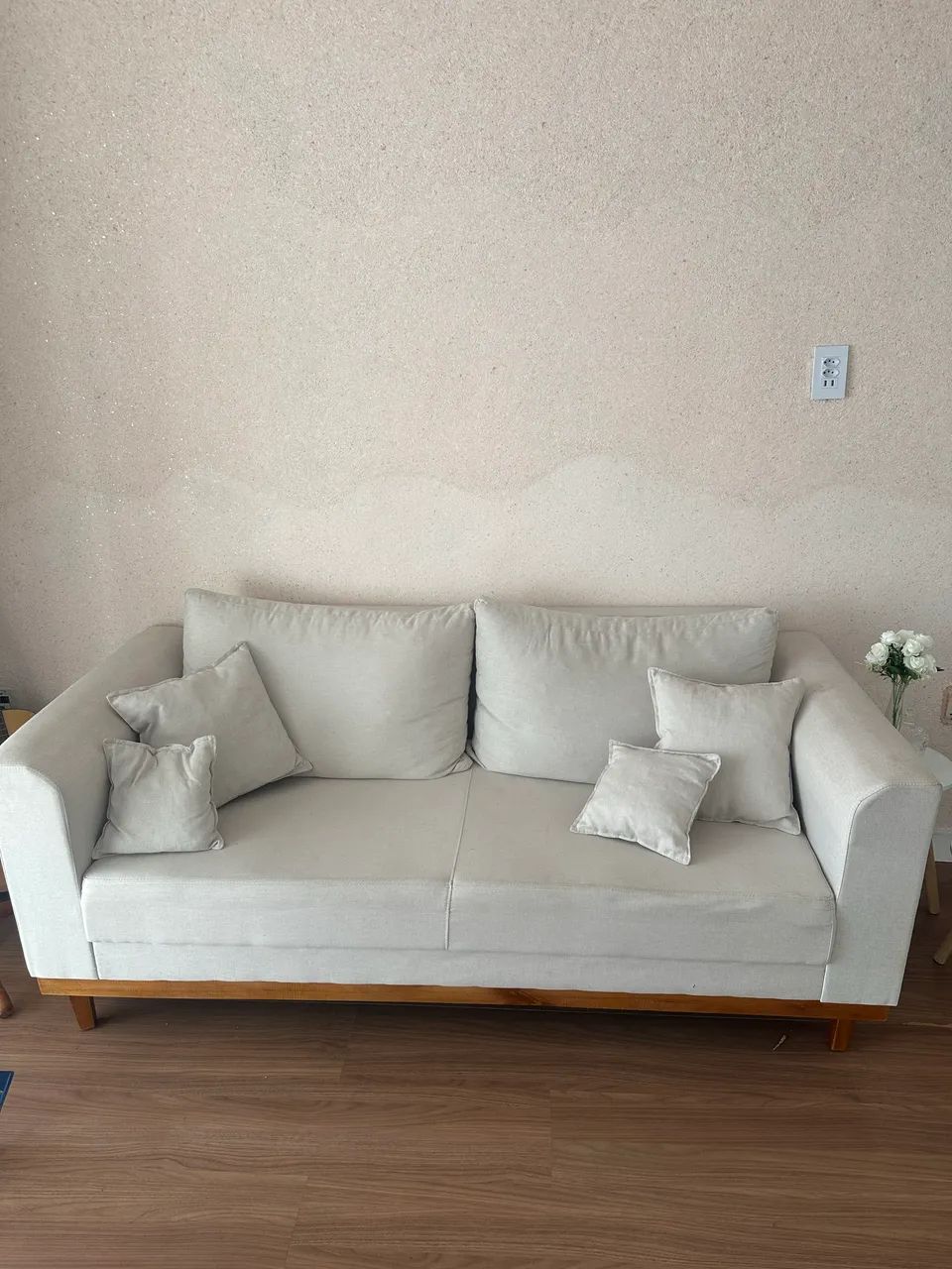 Sofá de linho novo 1,80 3 a 4 lugares  - Foto 2