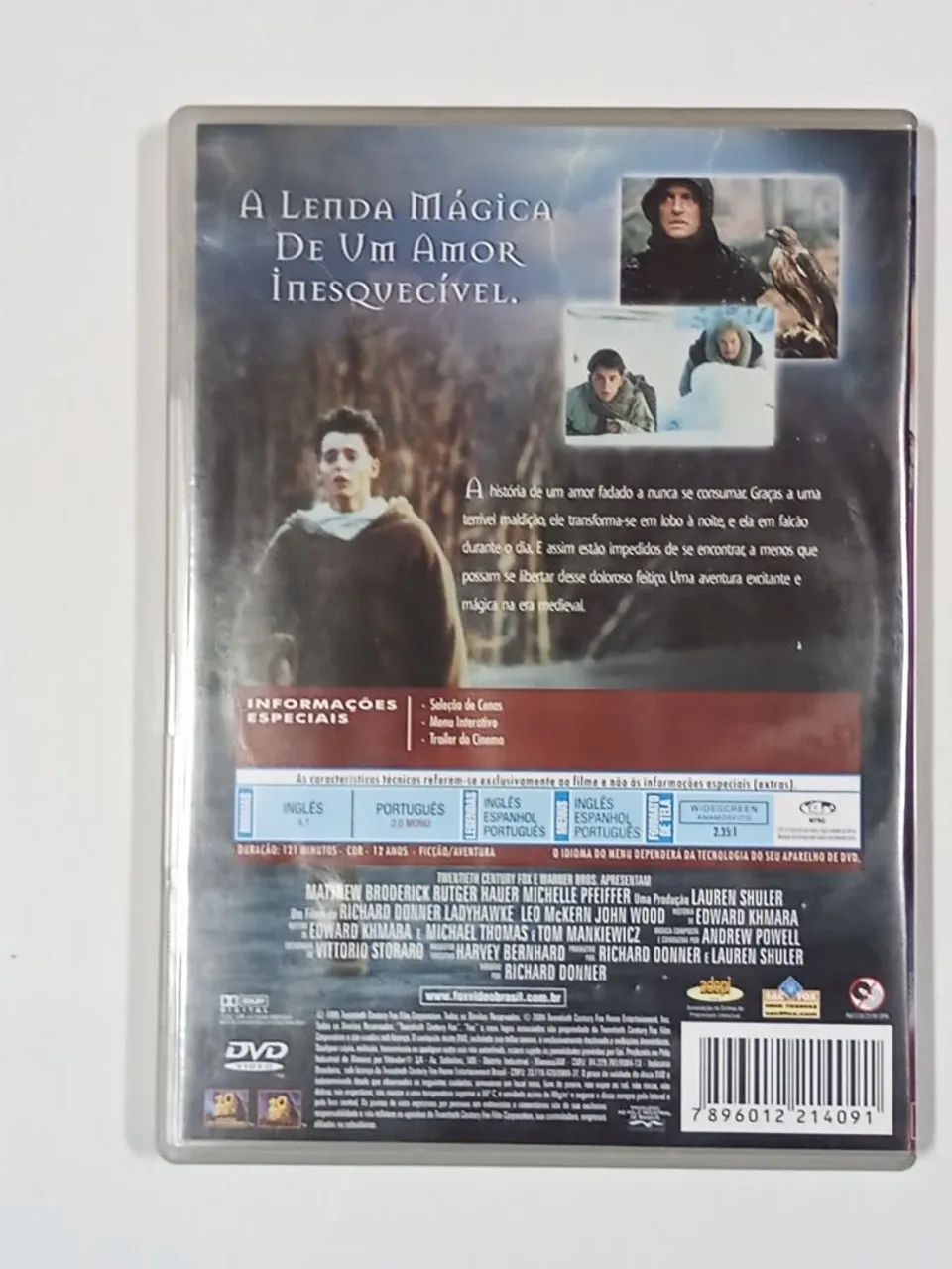 Dvd O Feitiço de Áquila - raridade - Foto 2