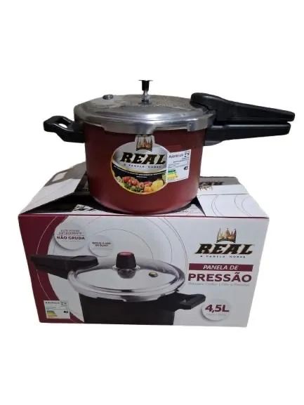 Panela de pressão antiaderente NOVAS 4,5L