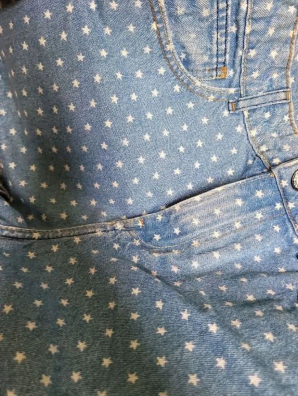 Short jeans hot pants estrelas carnaval - Foto 4