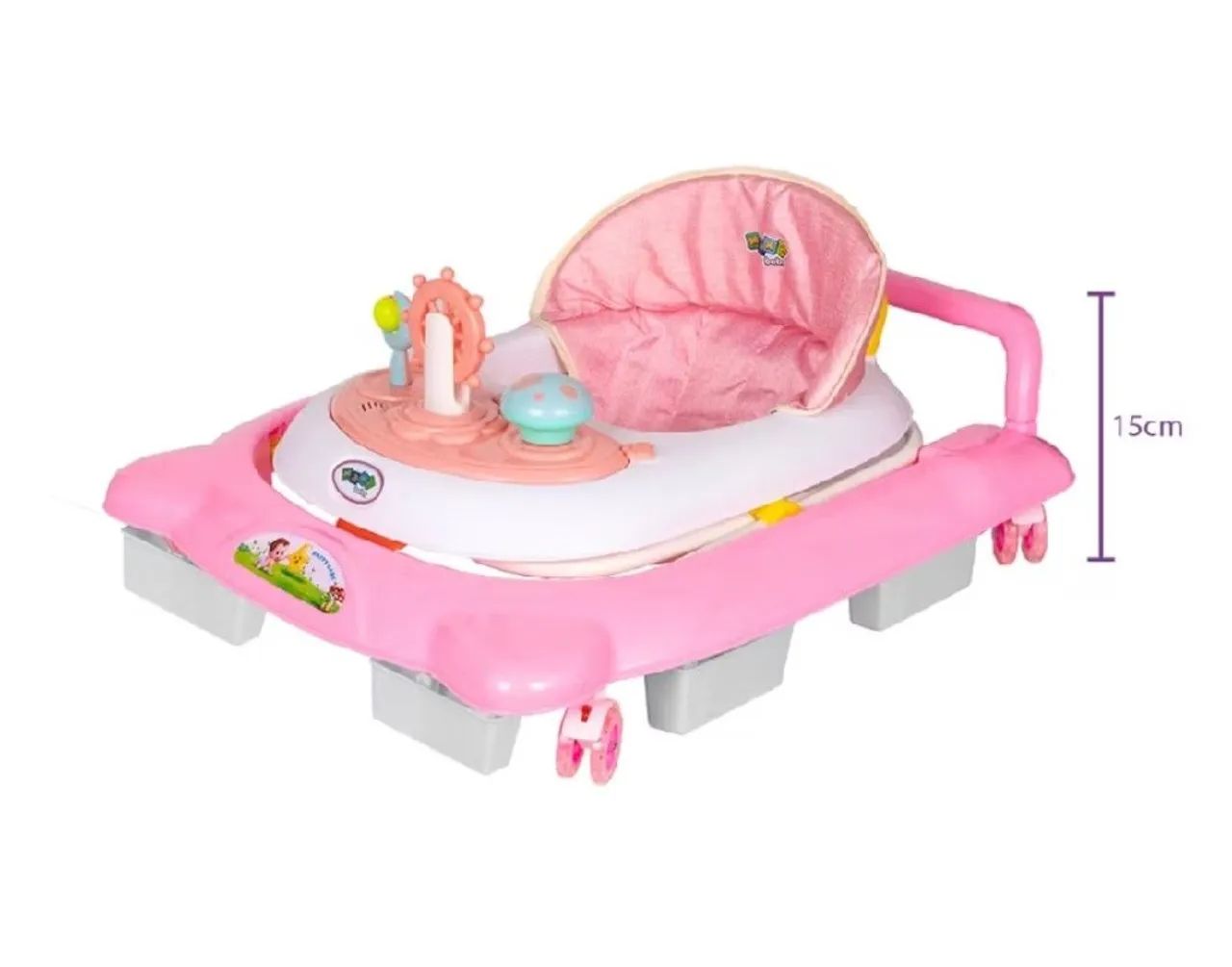 Andador infantil rosa  - Foto 3