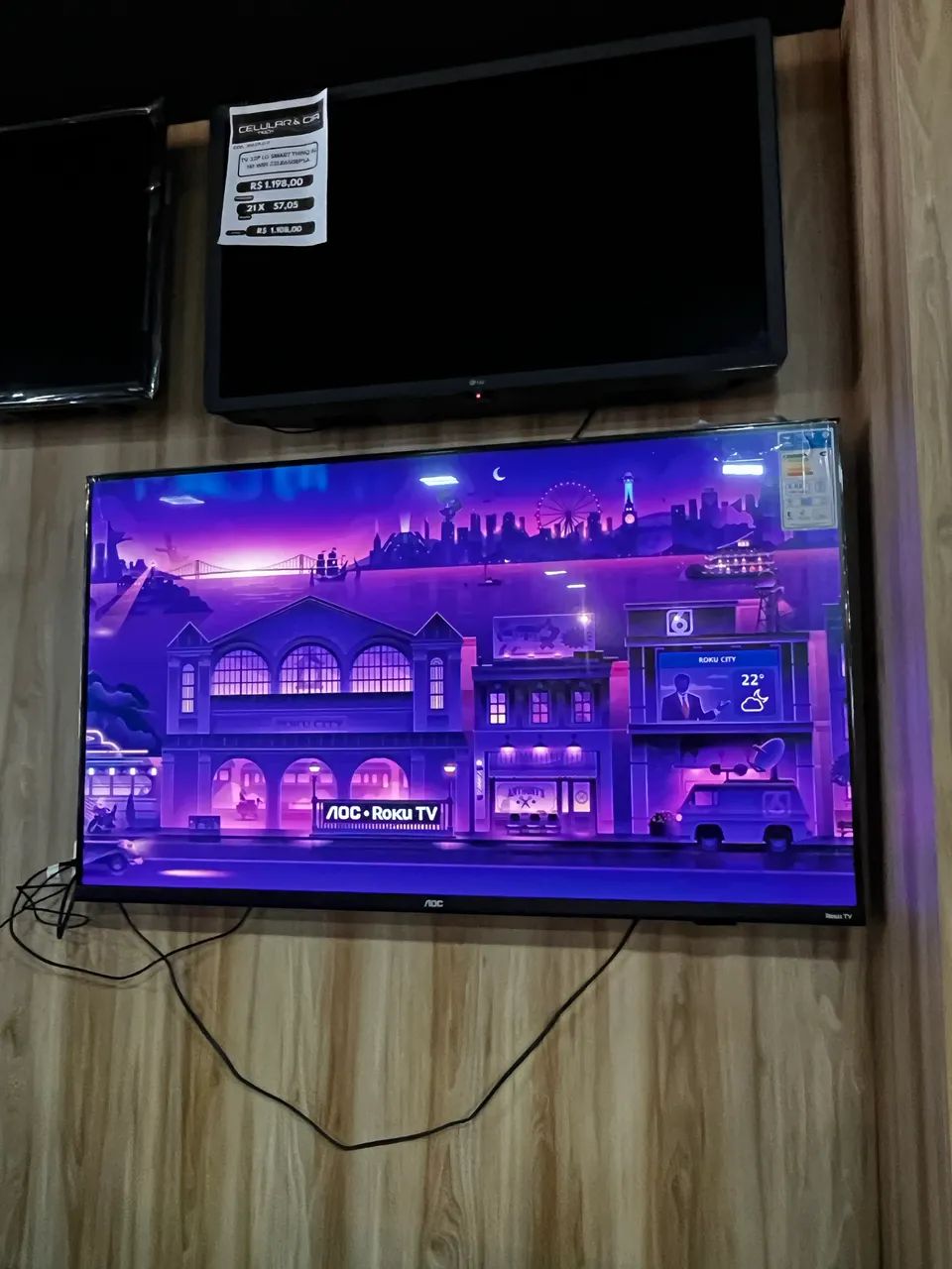 TELEVISÃO 43 POLEGADAS AOC - Foto 2