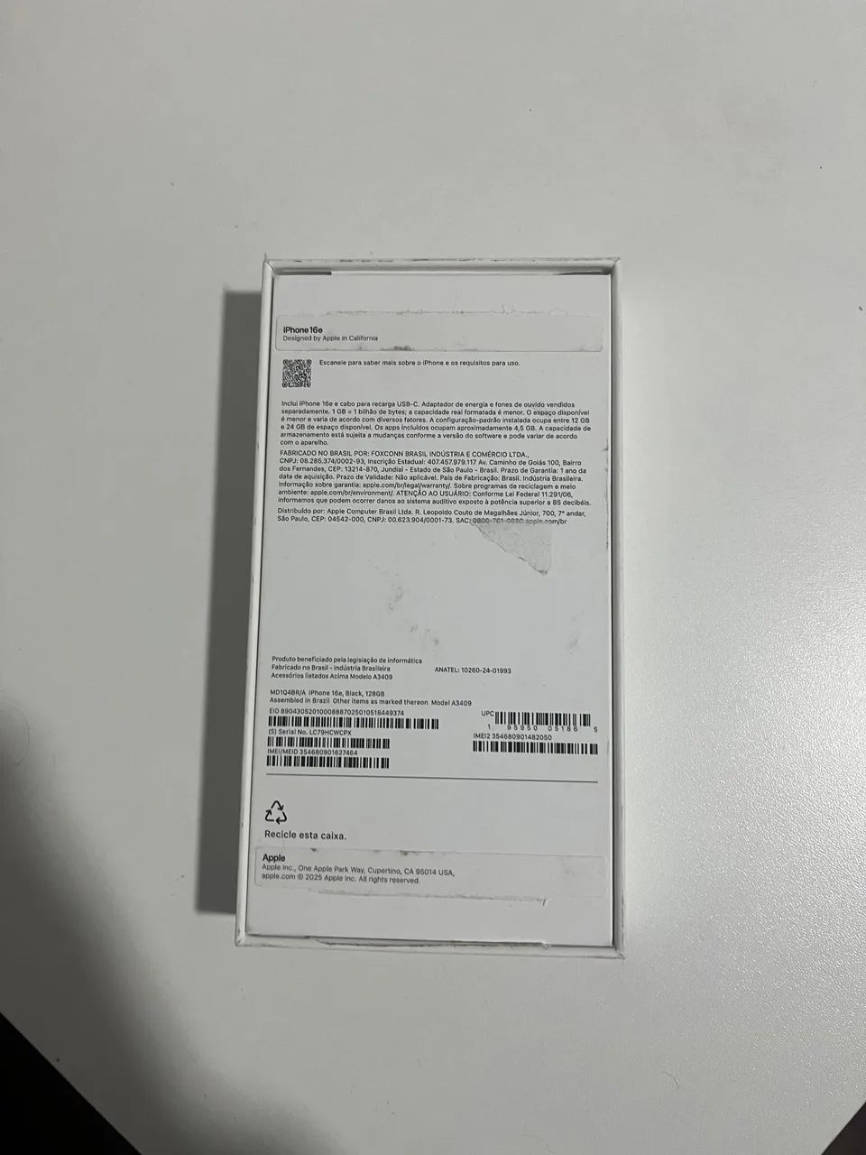 iPhone 16e novíssimo!!!