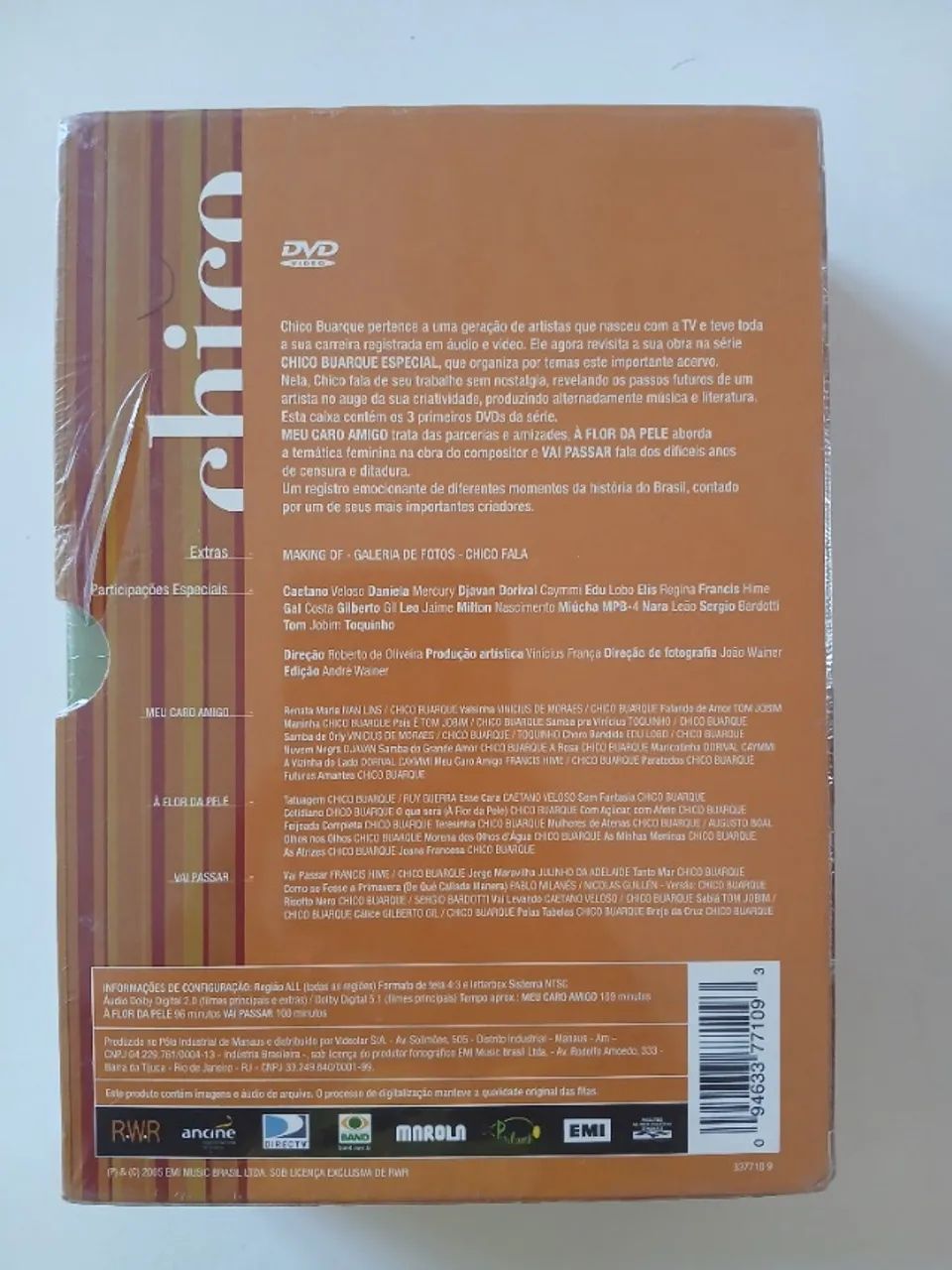 BOXSET 3 DVDs CHICO BUARQUE LACRADO - Foto 2