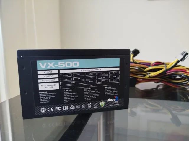 Fonte Aerocool VX-500 500W
