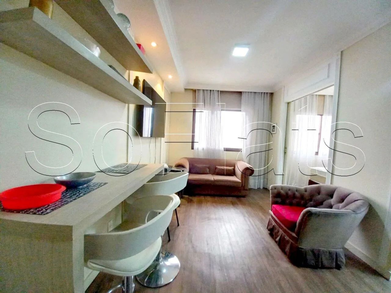 Flat The World disponível para venda com 30m², 01 dorm e 01 vaga - Foto 2