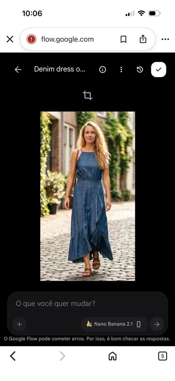 Vestido longo jeans 