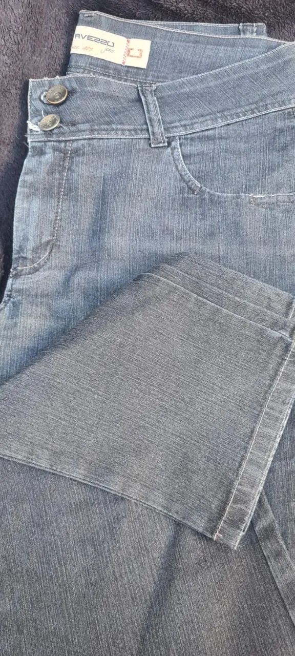 ? CALÇAS JEANS FEMININAS TAM. 44  - LINDAS E COM PREÇO IMPERDÍVEL! ? - Foto 3