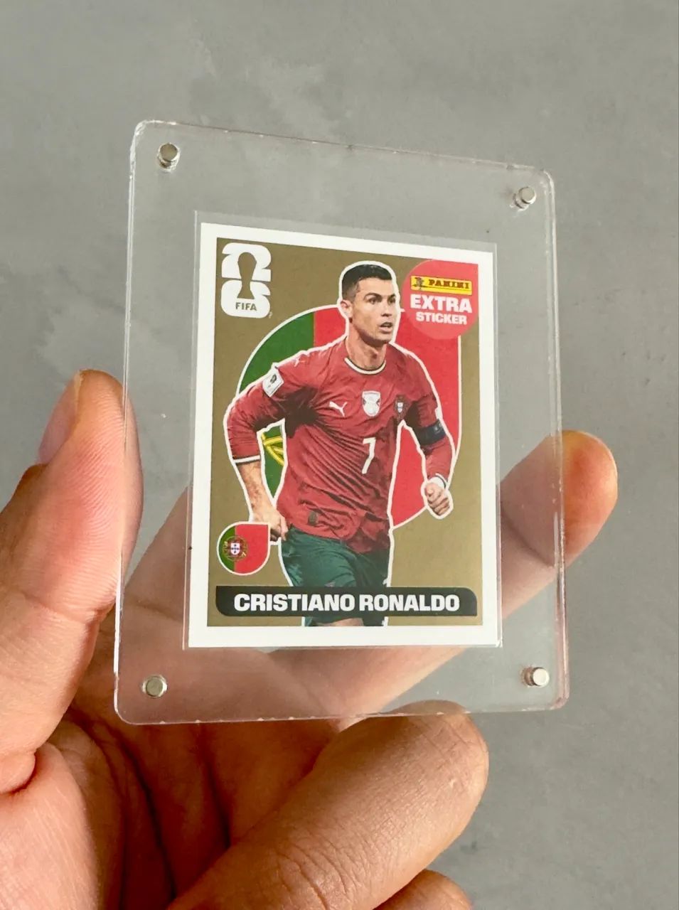 Figurinha Legend CR7 Ouro (Original Panini) - Foto 4