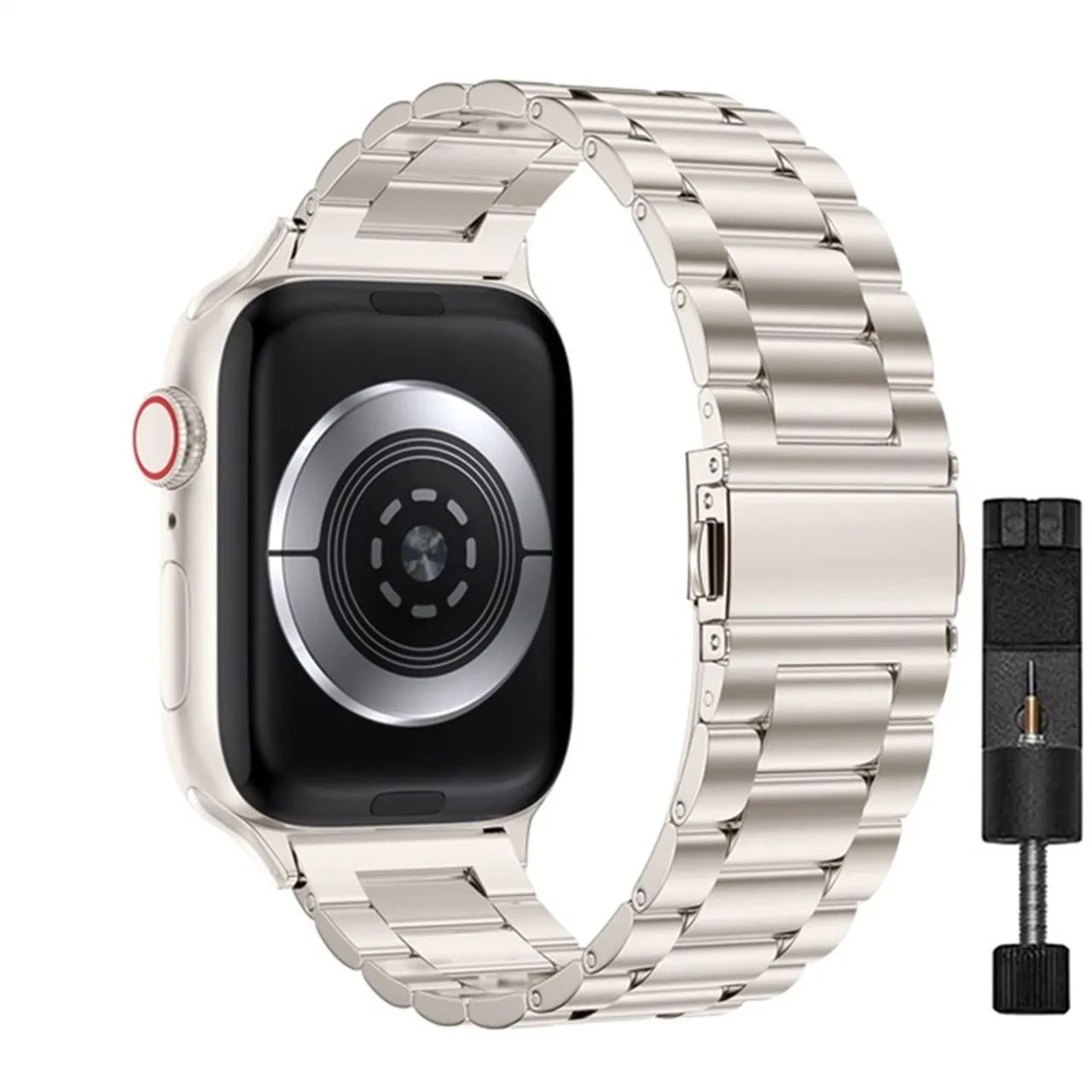 Pulseira larga Starlight Apple Watch 42mm